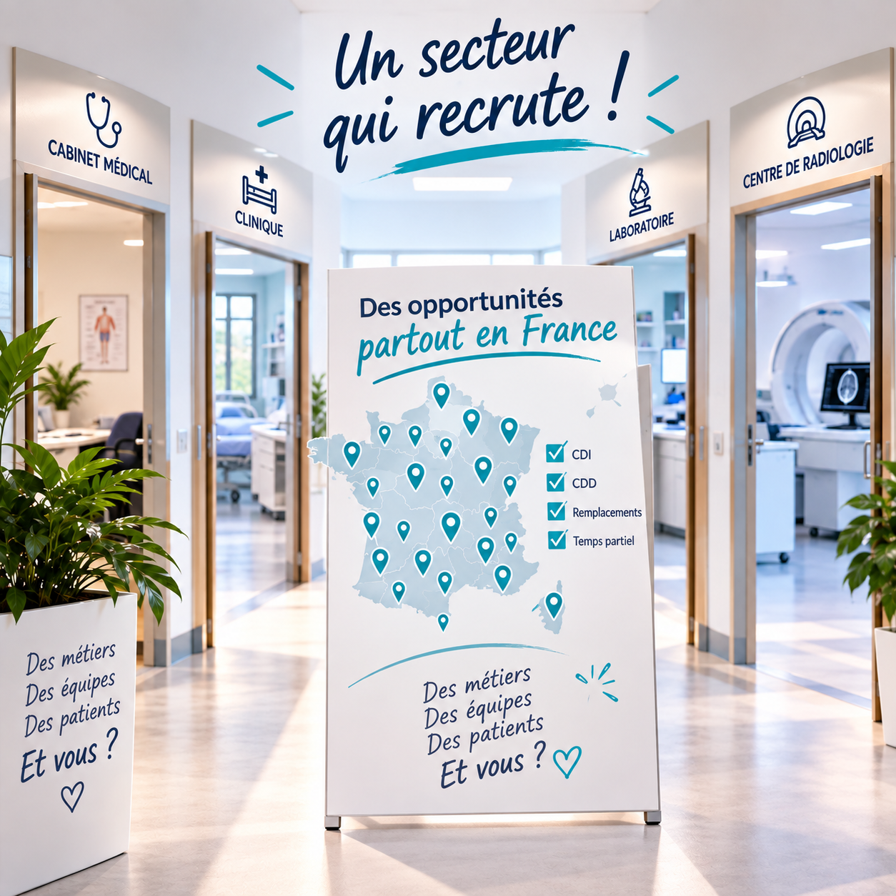 Débouchés après une formation de Secrétaire Médicale